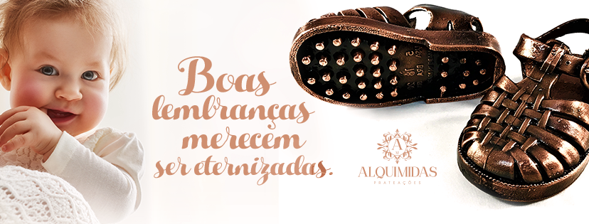 Metalização de sapatinho de bebê no cobre bronze ou prata. Uma lembrança para a vida toda